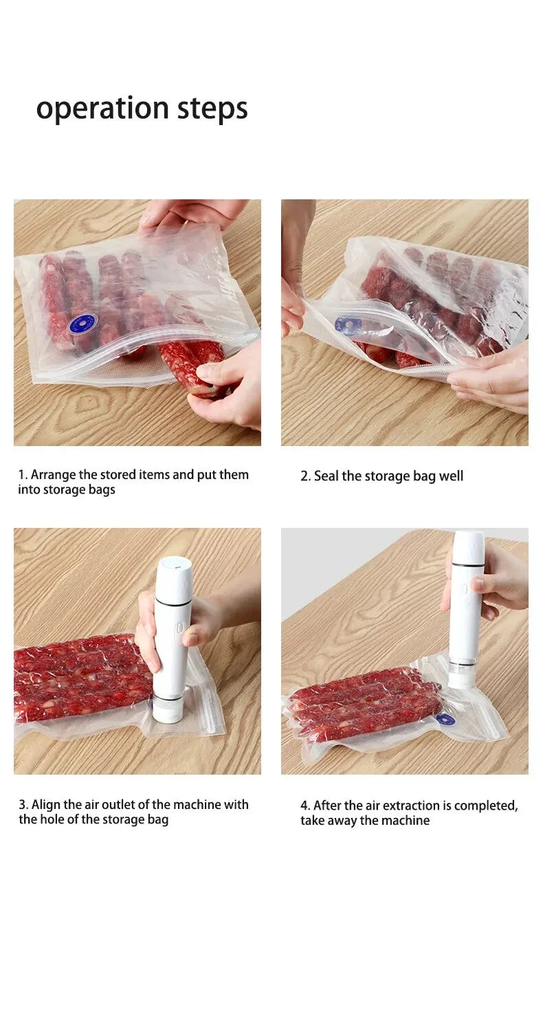 Mini Handheld Vacuum Sealer — Freshness at Your Fingertips