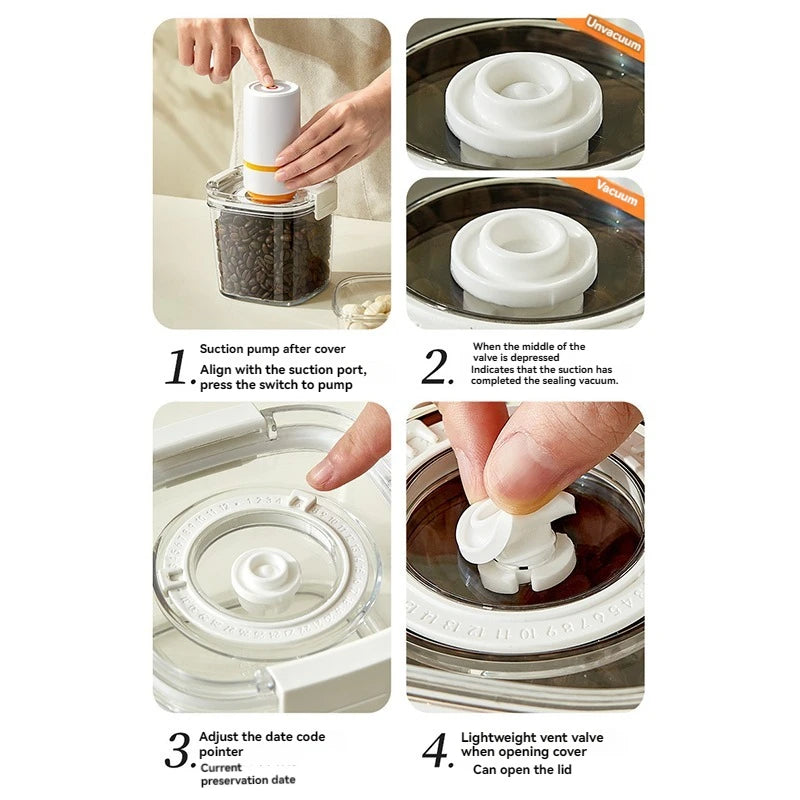 Vacuum Sealed Food Storage Container — Freshness in Every Bite