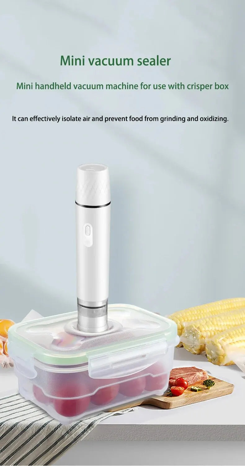 Mini Handheld Vacuum Sealer — Freshness at Your Fingertips