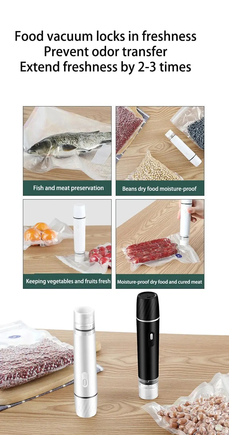 Mini Handheld Vacuum Sealer — Freshness at Your Fingertips