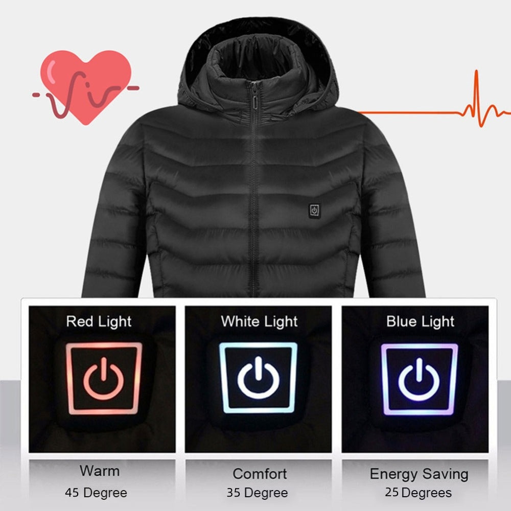 SOLASO Heated Winter Jacket — USB-Powered Thermal Coat