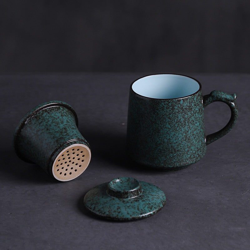 Handcrafted Ceramic Coffee Mug | Rustic Stone Glaze