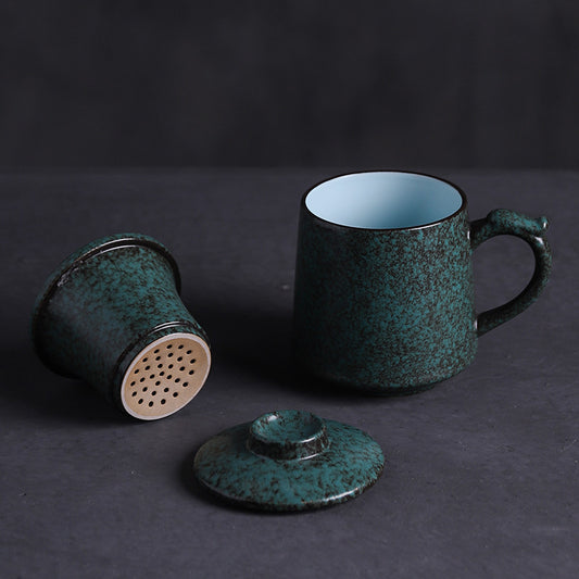 Handcrafted Ceramic Coffee Mug | Rustic Stone Glaze