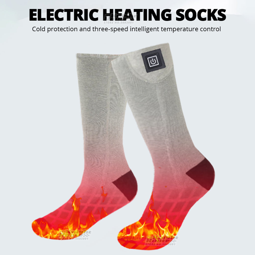 SOLASO Heated Socks — Rechargeable Winter Foot Warmers