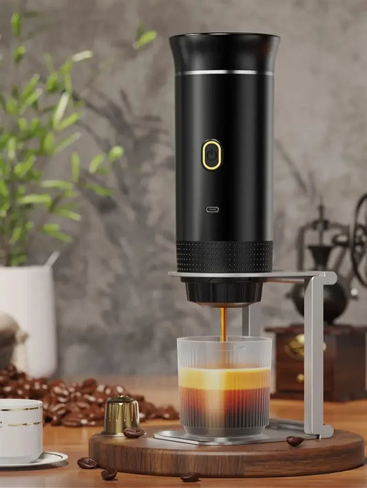 Portable 3-in-1 Espresso Maker | Electric Travel Coffee Machine