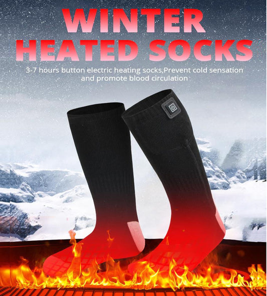 SOLASO Heated Socks — Rechargeable Winter Foot Warmers