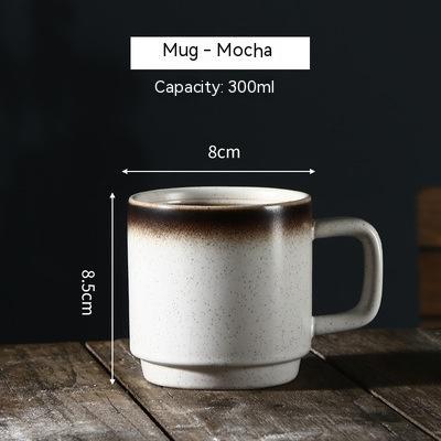 Handcrafted Retro Ceramic Mug