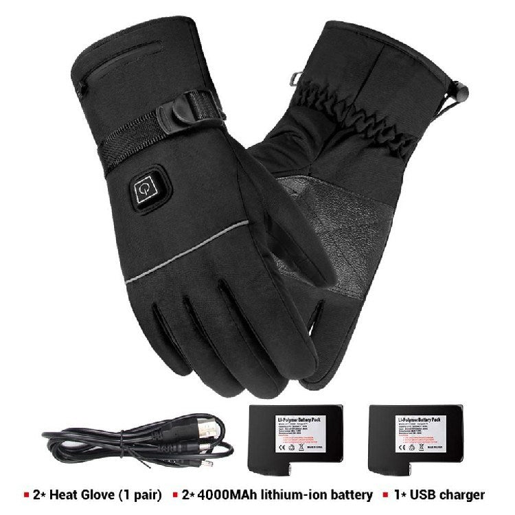 SOLASO Heated Winter Gloves — Touchscreen Thermal Gloves