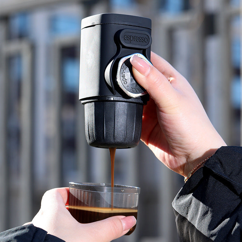 Portable Hand-Pressure Espresso Maker