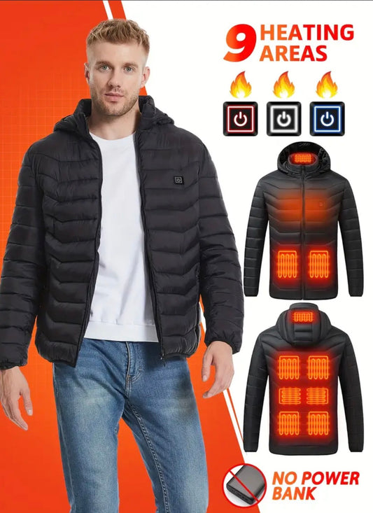 SOLASO Heated Winter Jacket — USB-Powered Thermal Coat