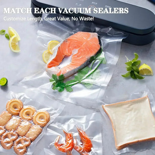 50-Pack BPA-Free Vacuum Sealer Bags — Strong, Safe, Fresh