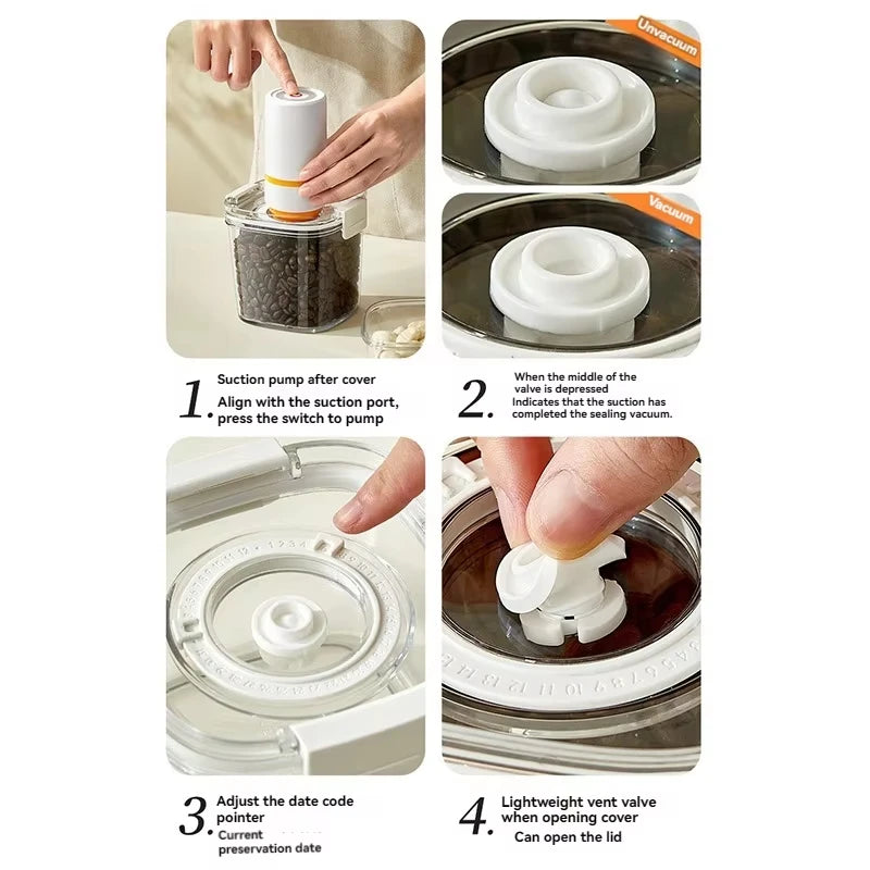 Vacuum Sealed Food Storage Container — Freshness in Every Bite