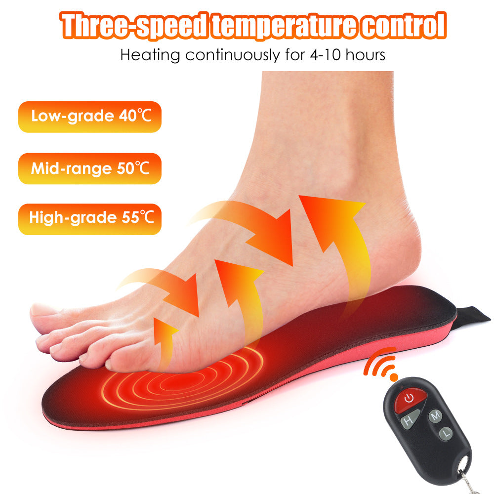 SOLASO Heated Insoles — Rechargeable Winter Boot Warmers