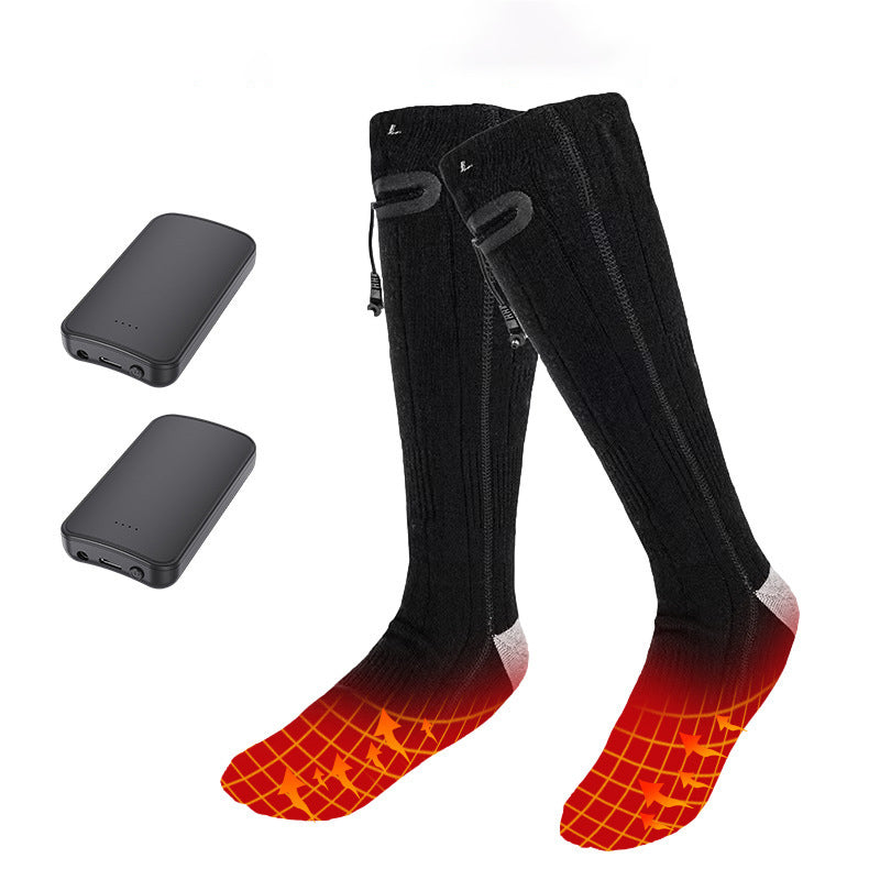 SOLASO Heated Socks — Rechargeable Winter Foot Warmers