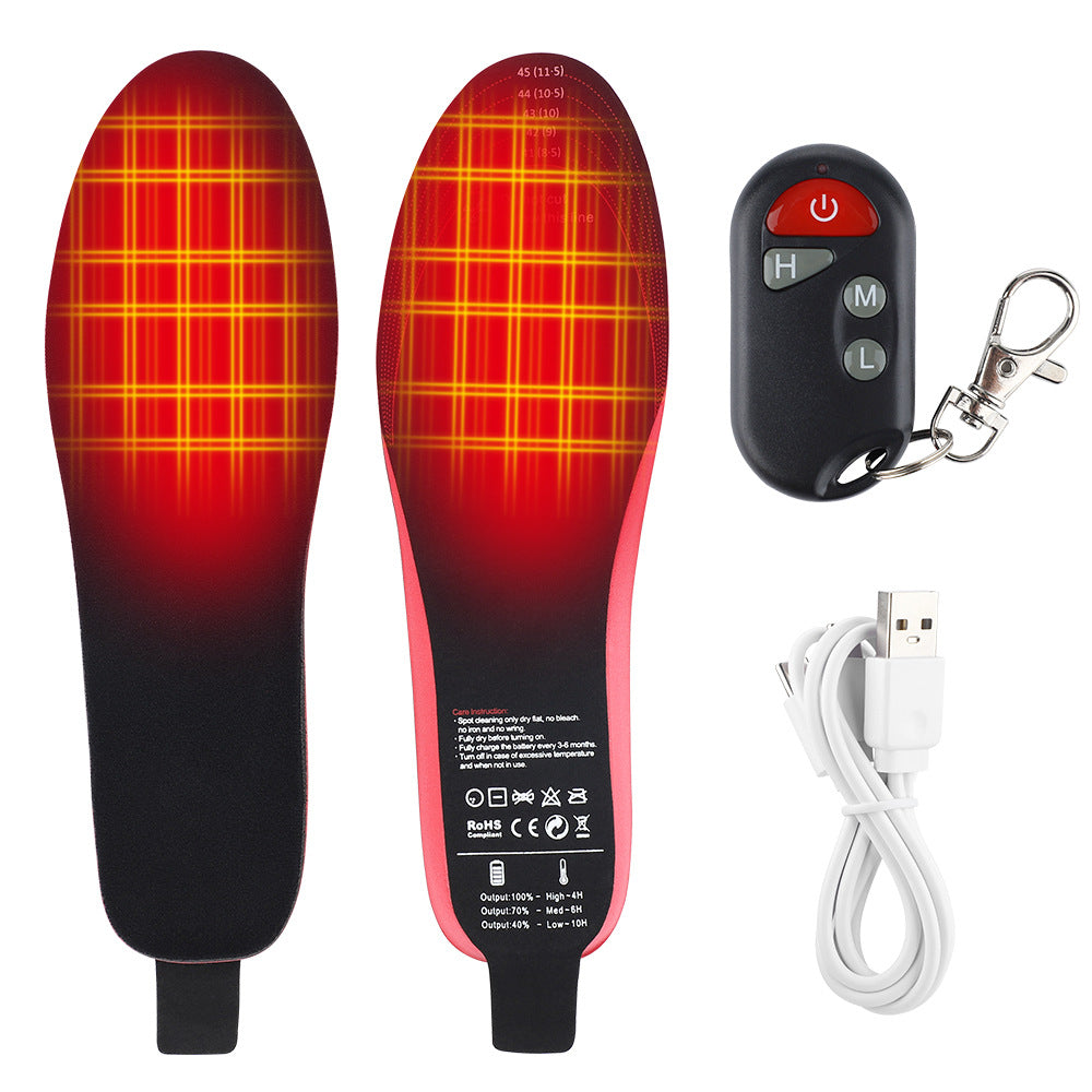 SOLASO Heated Insoles — Rechargeable Winter Boot Warmers