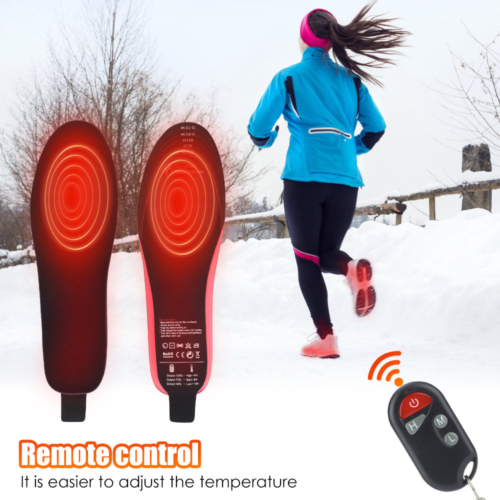 SOLASO Heated Insoles — Rechargeable Winter Boot Warmers