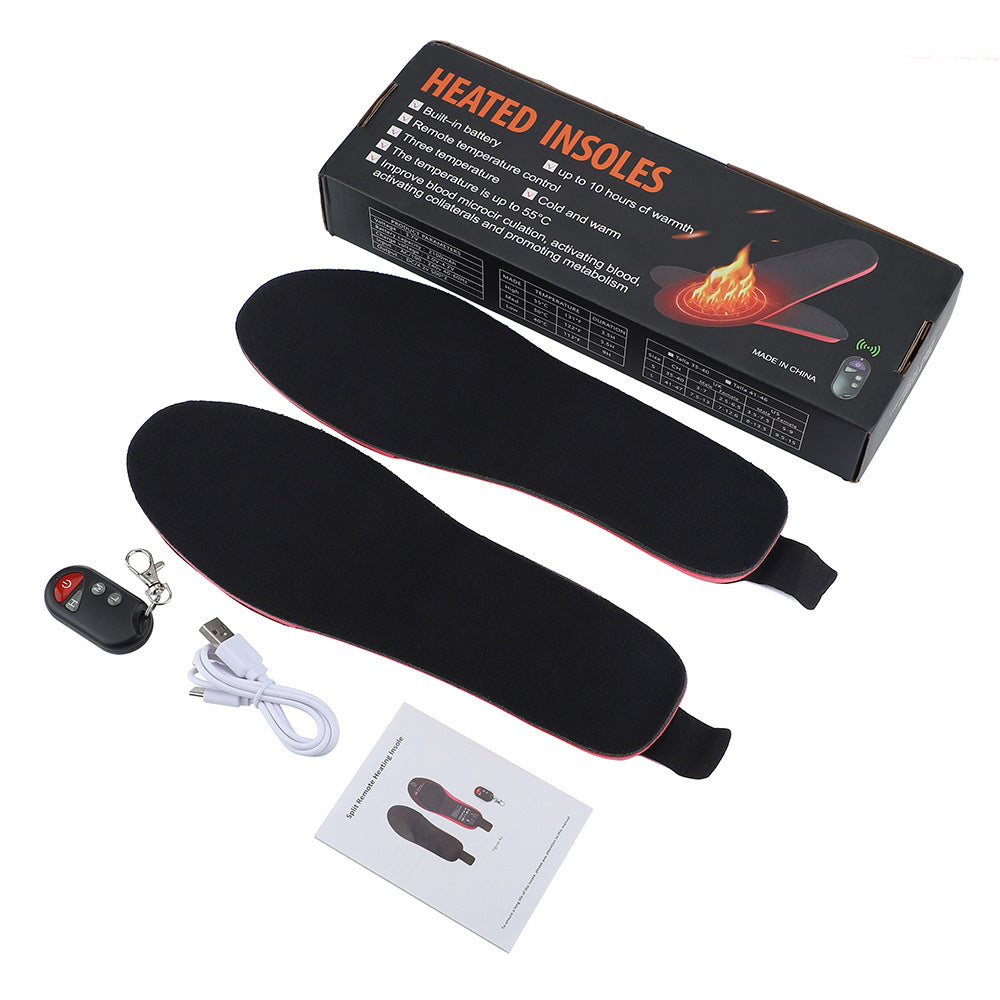 SOLASO Heated Insoles — Rechargeable Winter Boot Warmers