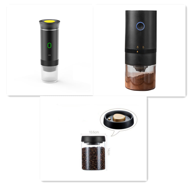 Portable 3-in-1 Espresso Maker | Electric Travel Coffee Machine